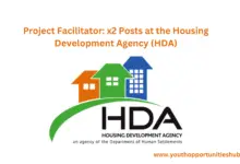 Photo of Project Facilitator: x2 Posts at the Housing Development Agency (HDA)