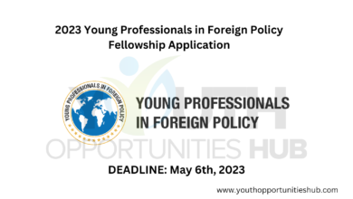 Photo of 2023 Young Professionals in Foreign Policy Fellowship Application (YPFP)