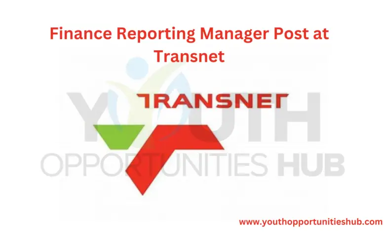 Finance Reporting Manager Post at Transnet