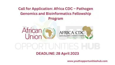 Call for Application: Africa CDC – Pathogen Genomics and Bioinformatics Fellowship Program