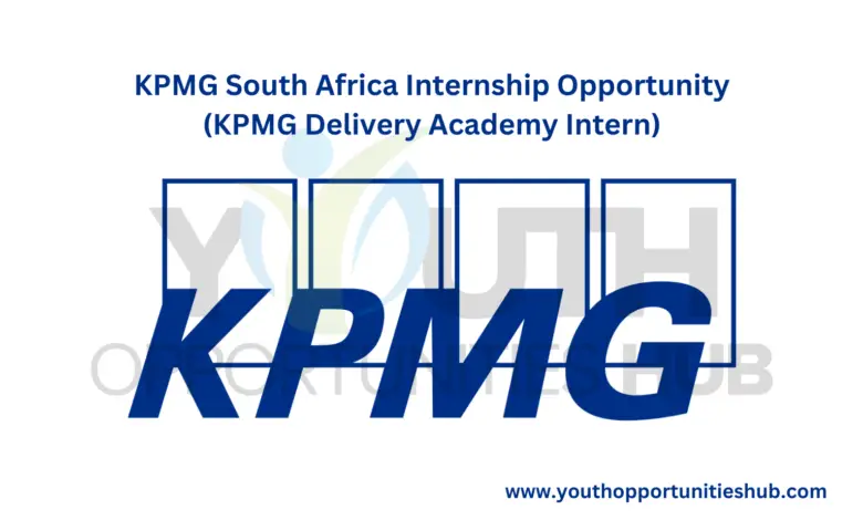 KPMG South Africa Internship Opportunity (KPMG Delivery Academy Intern)