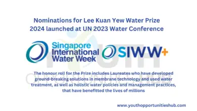 Nominations for Lee Kuan Yew Water Prize 2024 launched at UN 2023 Water Conference
