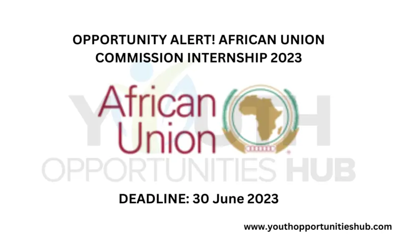 OPPORTUNITY ALERT! AFRICAN UNION INTERNSHIP 2023