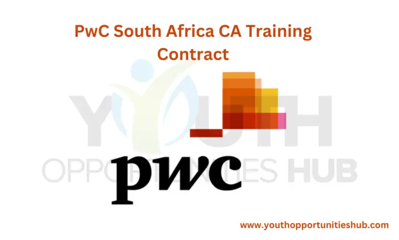 PwC South Africa CA Training Contract