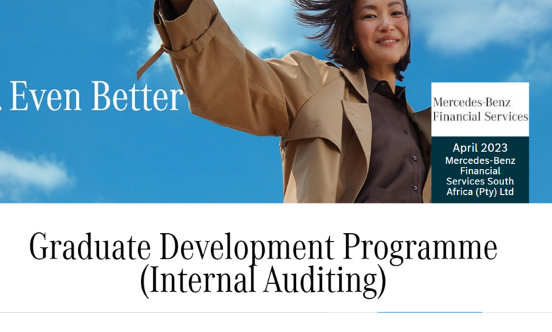 Mercedes Benz South Africa Graduate Development Programme (Internal Auditing)