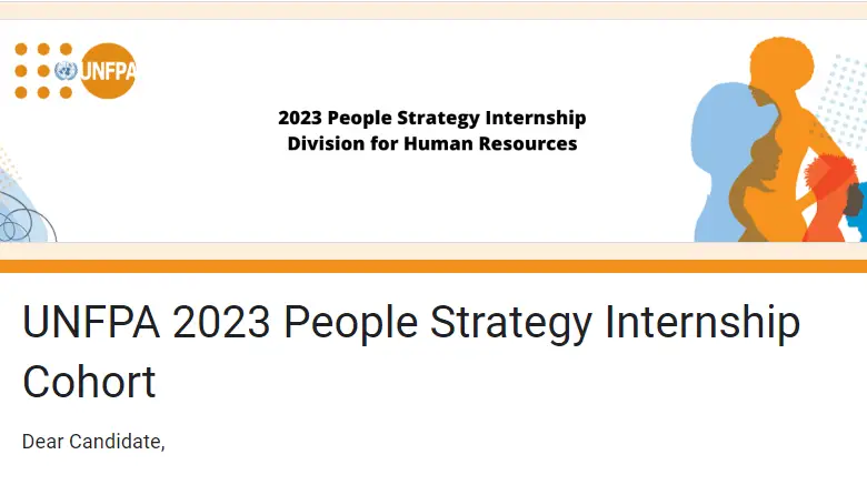 UNFPA 2023 People Strategy Internship Cohort