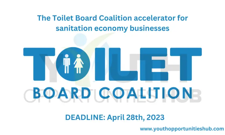The Toilet Board Coalition accelerator for sanitation economy businesses