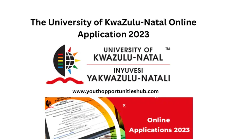 The University of KwaZulu-Natal Online Application 2023 (UKZN Application)