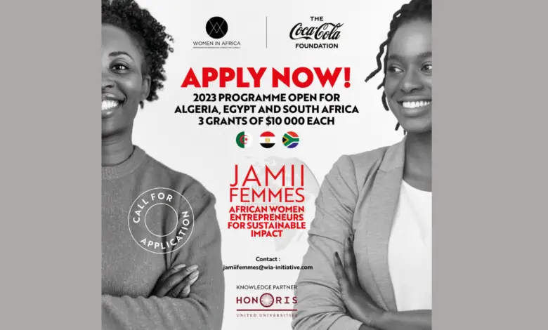 JAMII Femmes: African Women Entrepreneurs for sustainable impact (access to grants ranging from $300 to $10,000* for the top 600 of 7,000)