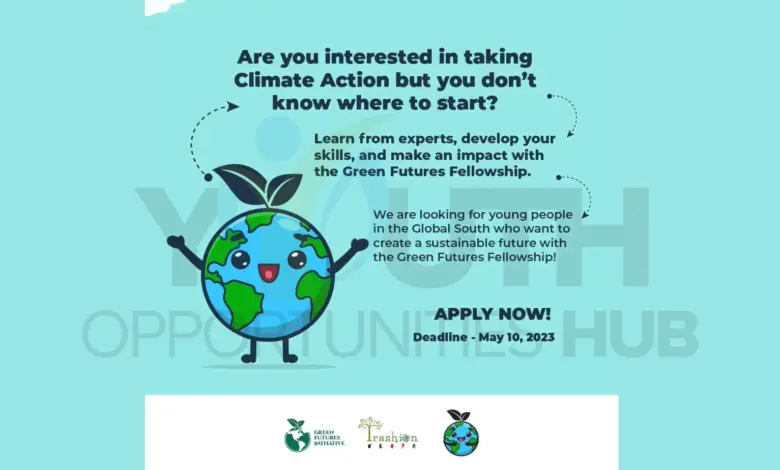 Applications are now open for the Green Futures Virtual Fellowship!