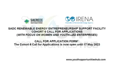 Call for Applications: SADC Renewable Energy Entrepreneurship Support Facility