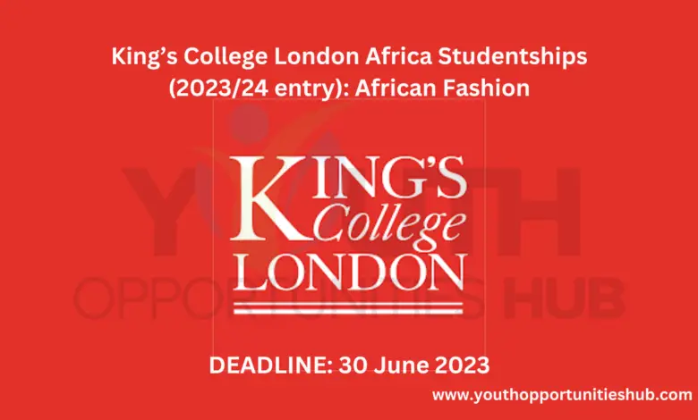 Photo of King’s College London Africa Studentships (2023/24 entry): African Fashion