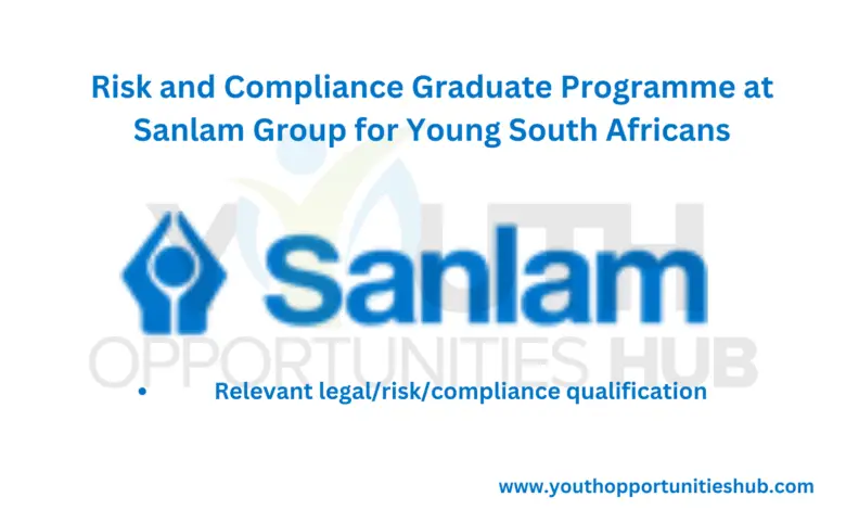 Risk and Compliance Graduate Programme at Sanlam Group for Young South Africans