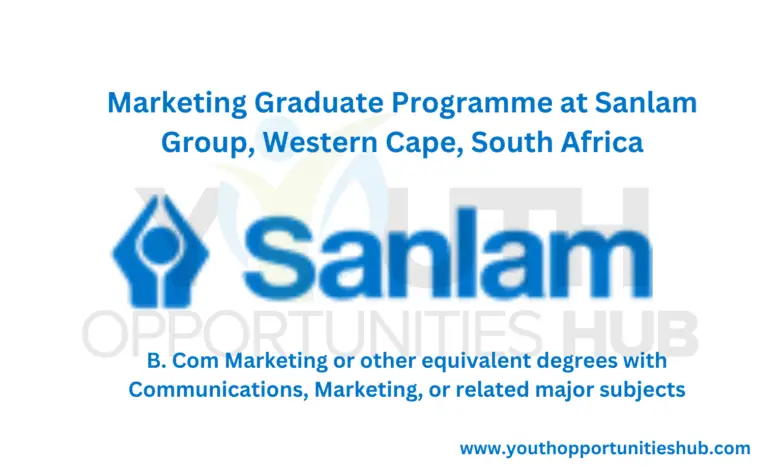 Marketing Graduate Programme at Sanlam Group, Western Cape, South Africa