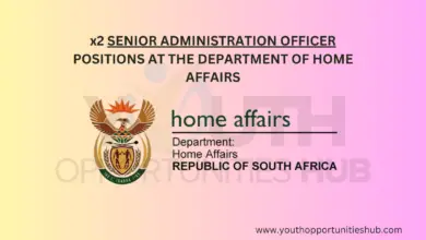 Photo of x2 SENIOR ADMINISTRATION OFFICER POSITIONS AT THE DEPARTMENT OF HOME AFFAIRS