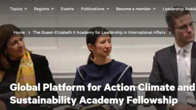 Photo of Global Platform for Action Climate and Sustainability Academy Fellowship