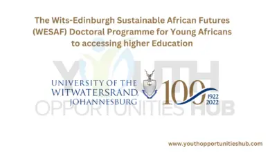 Photo of The Wits-Edinburgh Sustainable African Futures (WESAF) Doctoral Programme for Young Africans to accessing higher Education