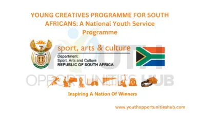 Photo of YOUNG CREATIVES PROGRAMME FOR SOUTH AFRICANS: A National Youth Service Programme