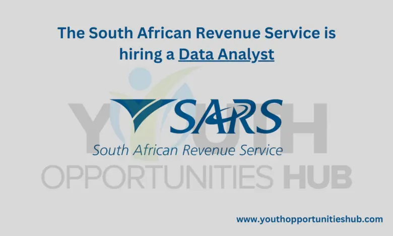 The South African Revenue Service is hiring a Data Analyst