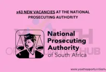 Photo of x43 NEW VACANCIES AT THE NATIONAL PROSECUTING AUTHORITY