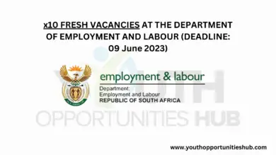 Photo of x10 FRESH VACANCIES AT THE DEPARTMENT OF EMPLOYMENT AND LABOUR (DEADLINE: 09 June 2023)