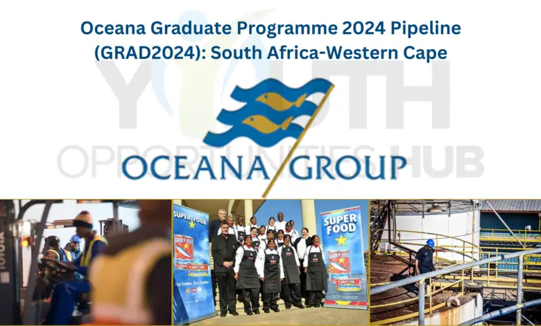 Oceana Graduate Programme 2024 Pipeline (GRAD2024): South Africa-Western Cape