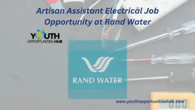 Photo of Artisan Assistant Electrical Job Opportunity at Rand Water
