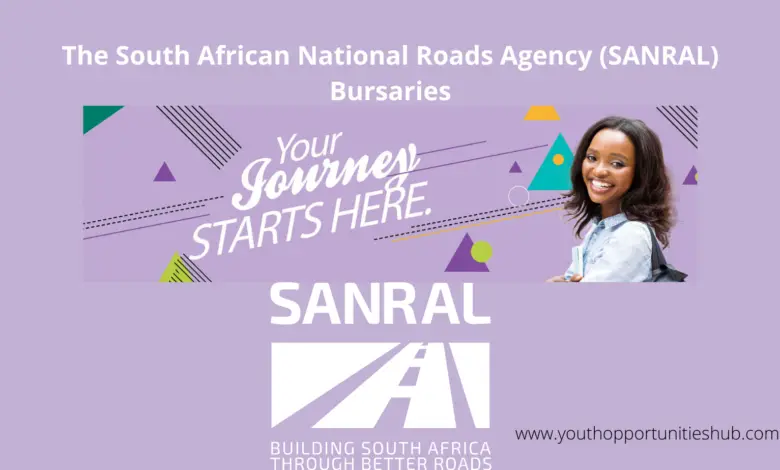 The South African National Roads Agency (SANRAL) Bursaries