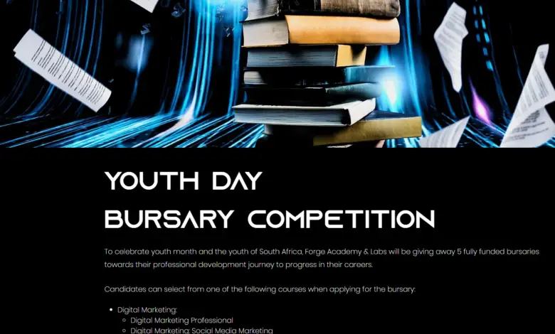 YOUTH DAY BURSARY COMPETITION FOR SOUTH AFRICANS (Forge Academy & Labs)