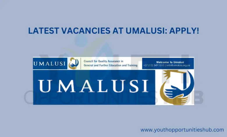 Latest vacancies at Umalusi