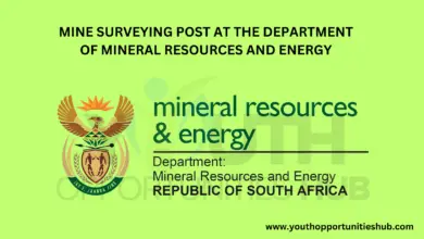 Photo of MINE SURVEYING POST AT THE DEPARTMENT OF MINERAL RESOURCES AND ENERGY