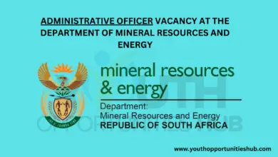 Photo of ADMINISTRATIVE OFFICER VACANCY AT THE DEPARTMENT OF MINERAL RESOURCES AND ENERGY
