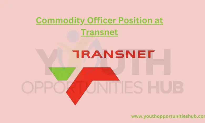 Commodity Officer Position at Transnet