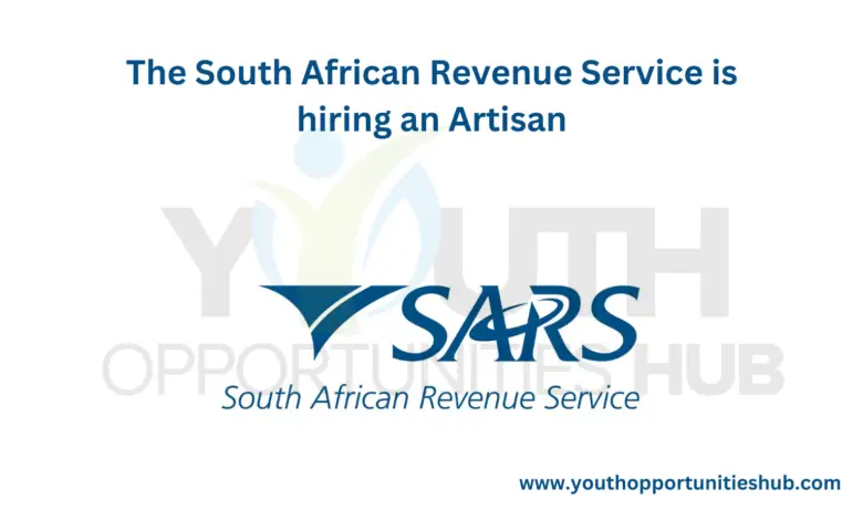 The South African Revenue Service is hiring an Artisan