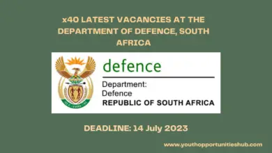 x40 LATEST VACANCIES AT THE DEPARTMENT OF DEFENCE, SOUTH AFRICA