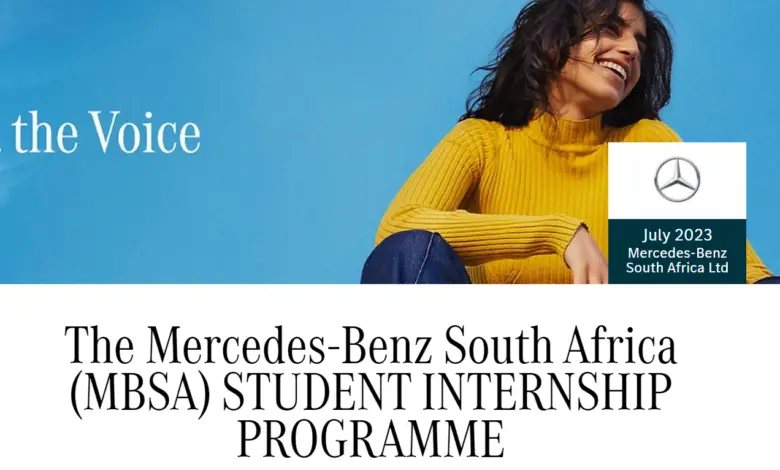 The Mercedes-Benz South Africa (MBSA) Student Internship Programme