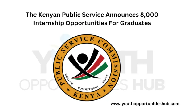 The Kenyan Public Service Announces 8,000 Internship Opportunities For Kenyan Graduates