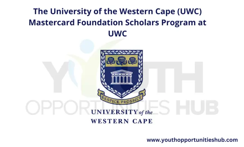 The University of the Western Cape (UWC) Mastercard Foundation Scholars Program at UWC
