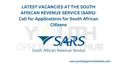 Photo of LATEST VACANCIES AT THE SOUTH AFRICAN REVENUE SERVICE (SARS): Call for Applications for South African Citizens