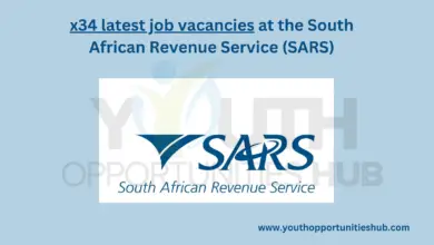 Photo of x34 latest job vacancies at the South African Revenue Service (SARS)