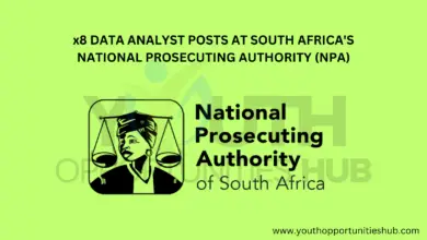 Photo of x8 DATA ANALYST POSTS AT SOUTH AFRICA’S NATIONAL PROSECUTING AUTHORITY (NPA)