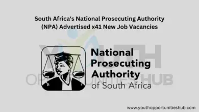 Photo of South Africa’s National Prosecuting Authority (NPA) Advertised x41 New Job Vacancies