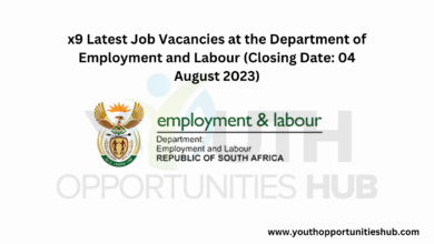 x9 Latest Job Vacancies at the Department of Employment and Labour
