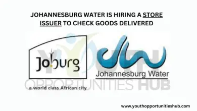 Photo of JOHANNESBURG WATER IS HIRING A STORE ISSUER TO CHECK GOODS DELIVERED