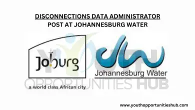 Photo of DISCONNECTIONS DATA ADMINISTRATOR POST AT JOHANNESBURG WATER