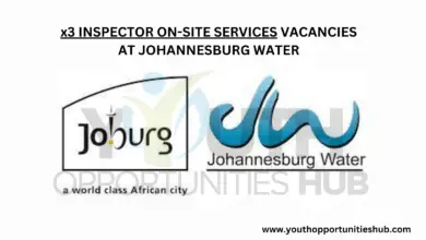 Photo of x3 INSPECTOR ON-SITE SERVICES VACANCIES AT JOHANNESBURG WATER