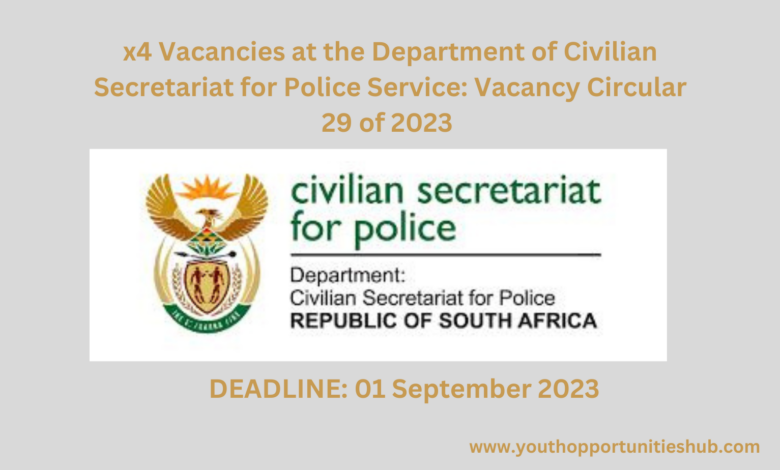 Department of Civilian Secretariat for Police Service