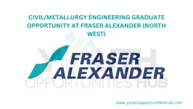 Photo of CIVIL/METALLURGY ENGINEERING GRADUATE OPPORTUNITY AT FRASER ALEXANDER (NORTH WEST)