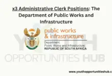 Photo of x3 Administrative Clerk Positions: The Department of Public Works and Infrastructure