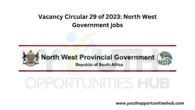 Photo of Vacancy Circular 29 of 2023: North West Government jobs